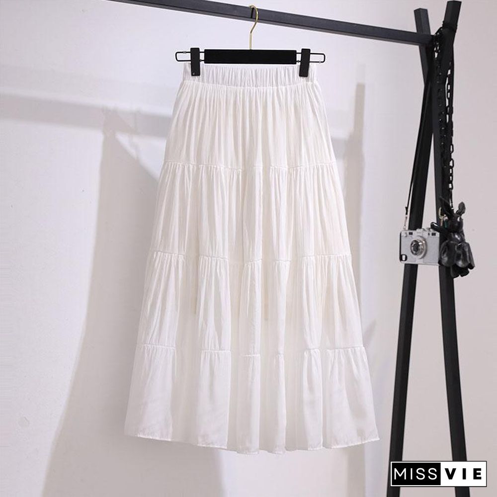 Off Shoulder Chiffon Tee+Skirt P13580