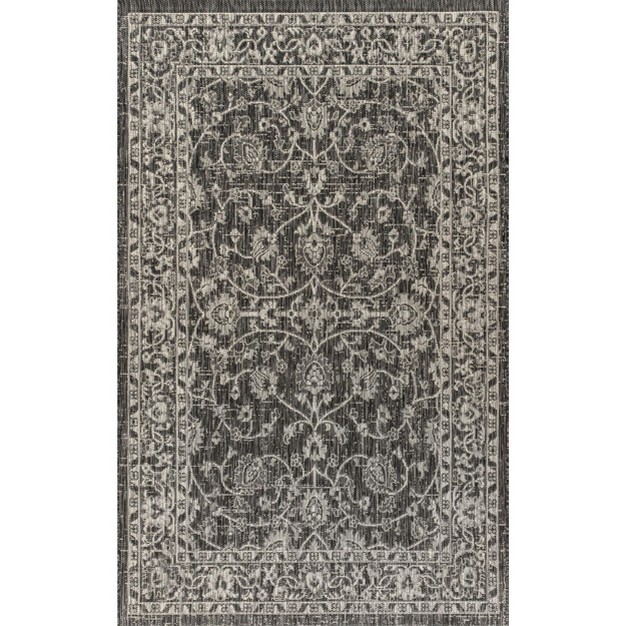 Palazzo Vine And Border Textured Weave Indoor outdoor Area Rug Jonathan Y