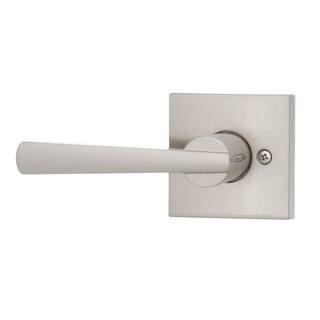 Baldwin Prestige Spyglass Satin Nickel Dummy Door Handle 351SPL SQR 15 CP