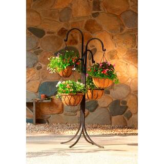 Pride Garden Products 4-Arm Hanging Basket Tree 5402B-HD