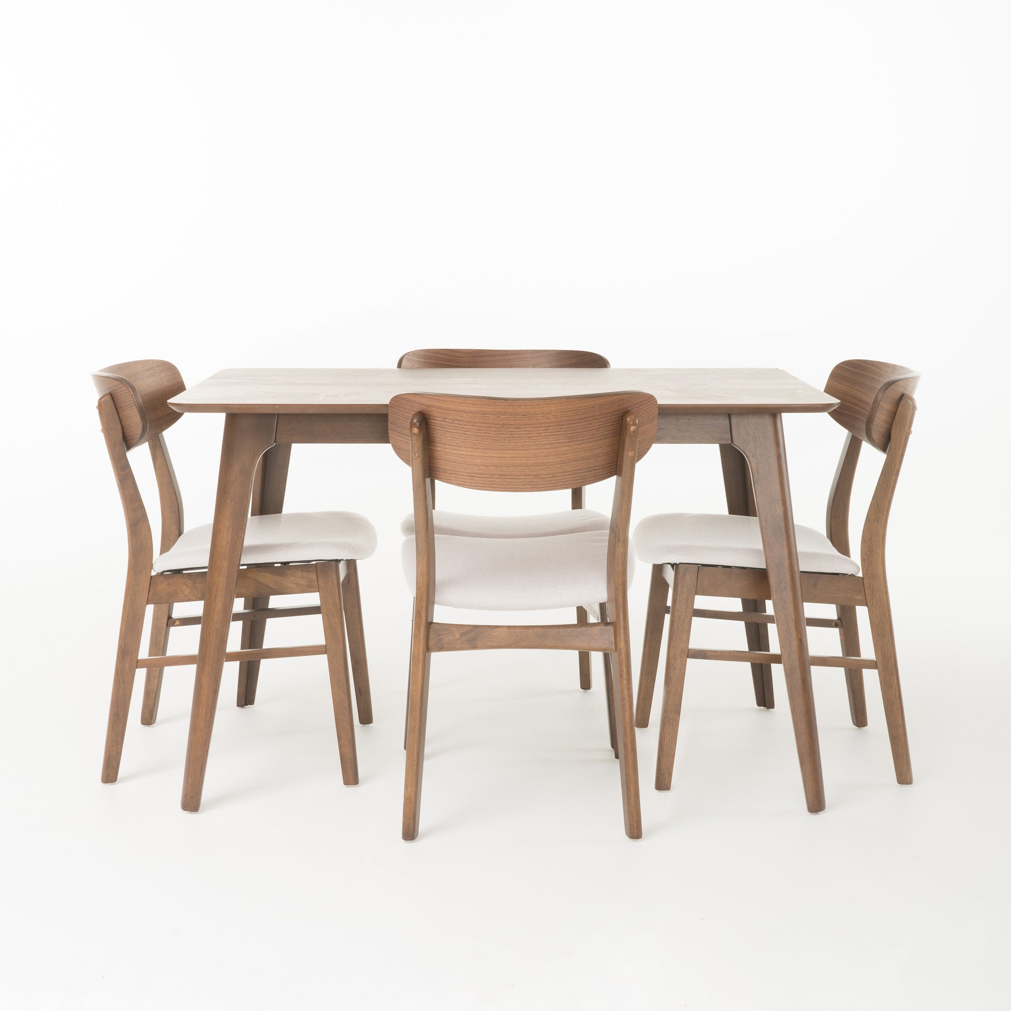 Williamgsburg Mid-Century Modern 5 Piece Dining Set