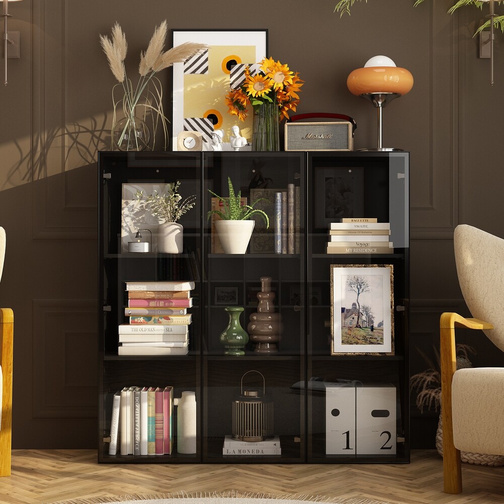 Modular Display Storage Cabinet w/Safety Features and Ambient Lighting