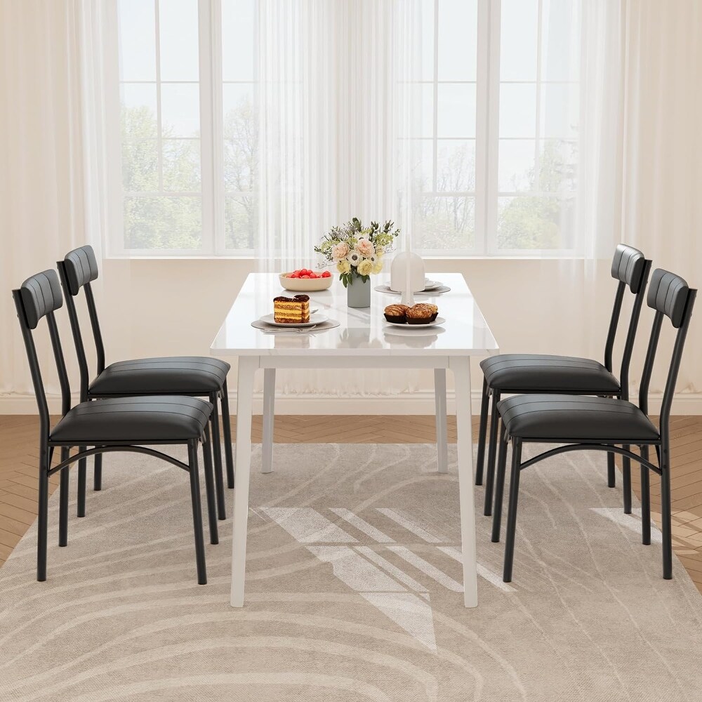 PU Leather Kitchen Chairs for 2