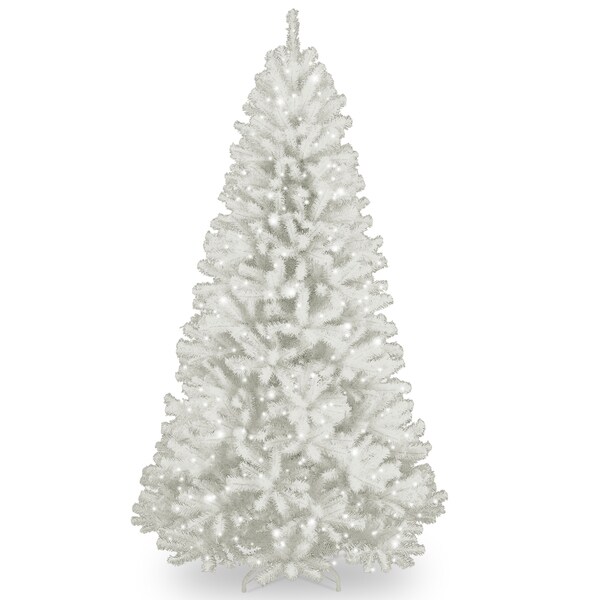 National Tree Company 7 ft. North Valley White Spruce Artifical Tree with 550 Clear Lights