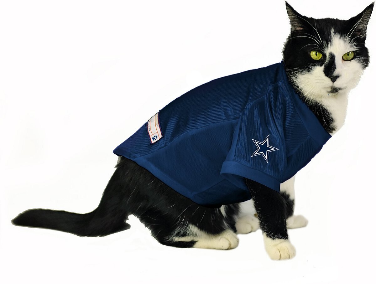 Littlearth NFL Stretch Dog and Cat Jersey， Dallas Cowboys