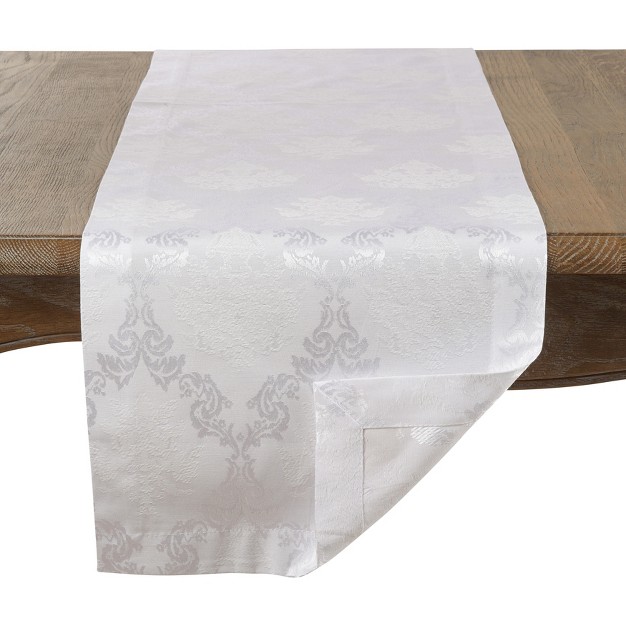 Saro Lifestyle Damask Sheen Table Runner