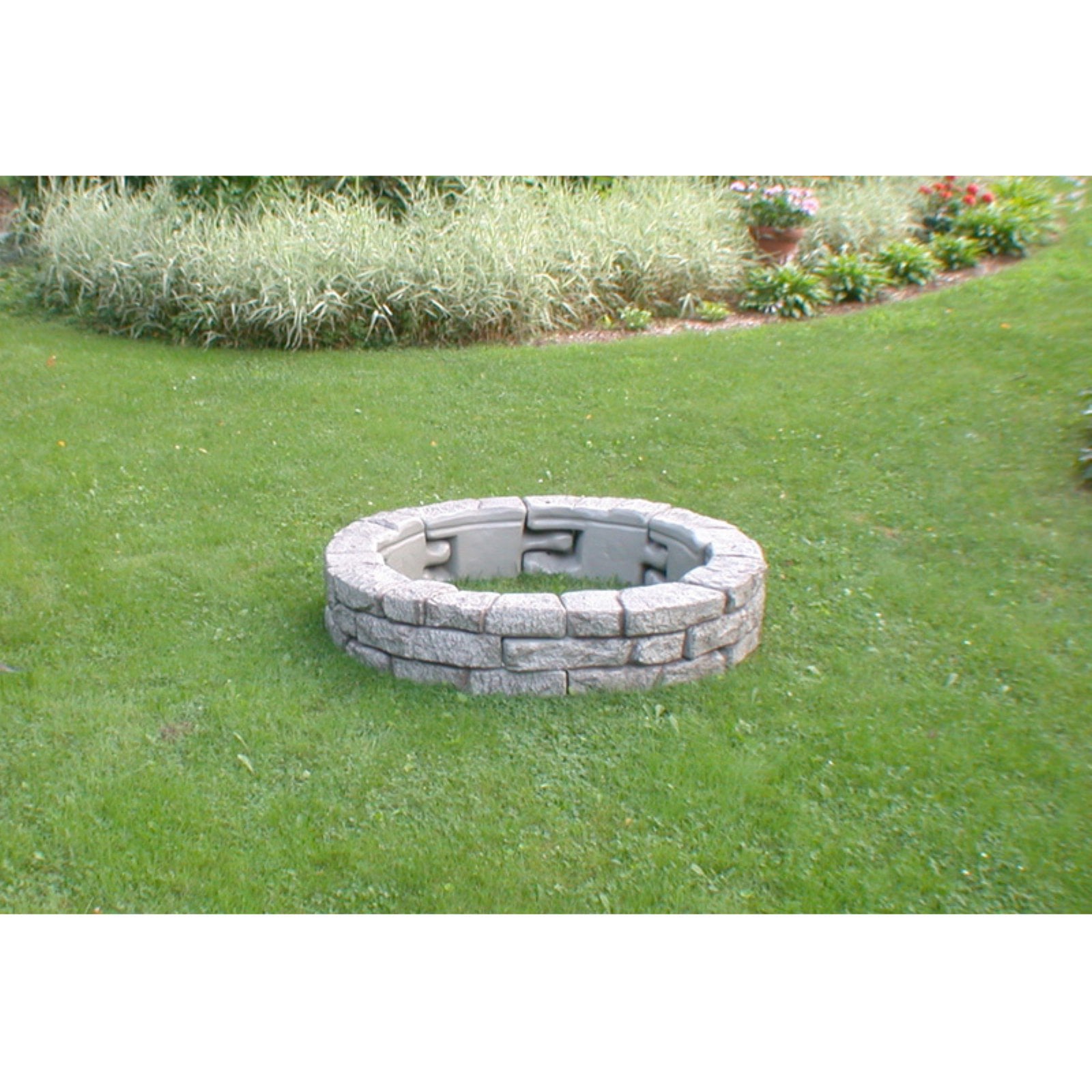 RTS Home Accents Curved Rock Lock Residential Landscaping - Set of 2