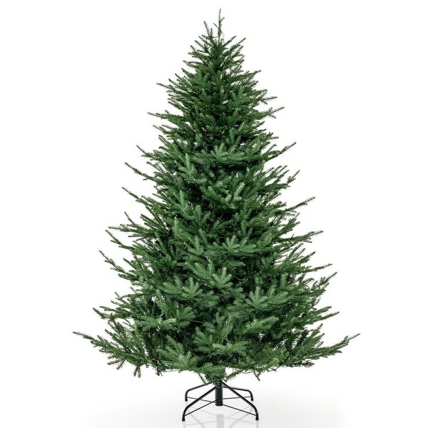 Prelit Christmas Tree with 280 Warm White LED Lights and 8 Lighting Modes