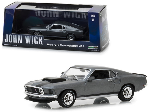 Greenlight 86540  1969 Ford Mustang BOSS 429 Gray ...