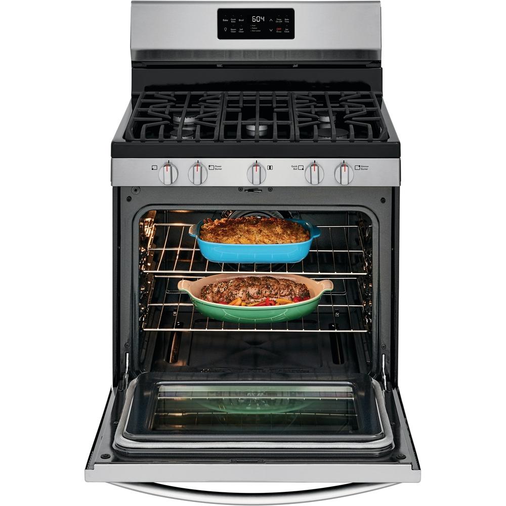 Frigidaire Gallery 30-inch Freestanding Gas Range with 5 Sealed Burners GCRG3038AF