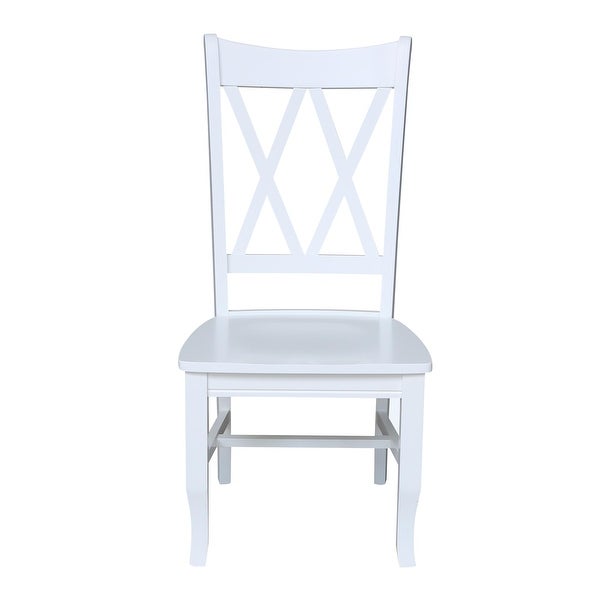 Double XX Solid Wood Chairs - Set of Two