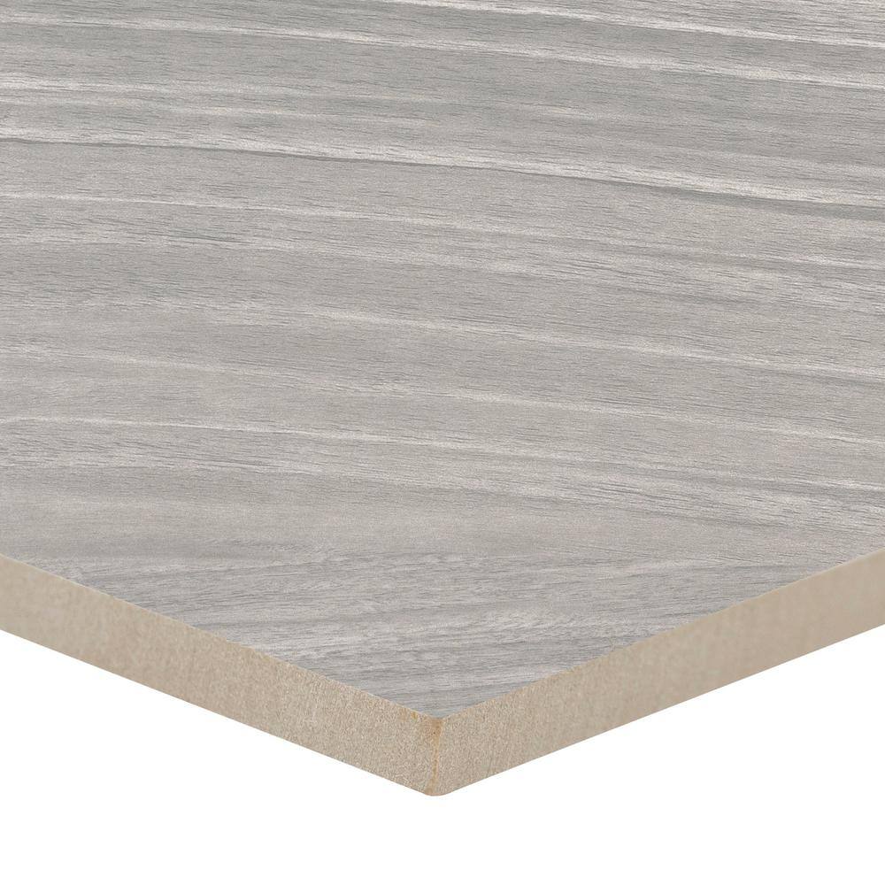 MSI Brooksdale Birch 9.84 in. x 39.37 in. Matte Porcelain Wood Look Floor and Wall Tile (13.89 sq. ft.Case) NHDBROBIR10X40