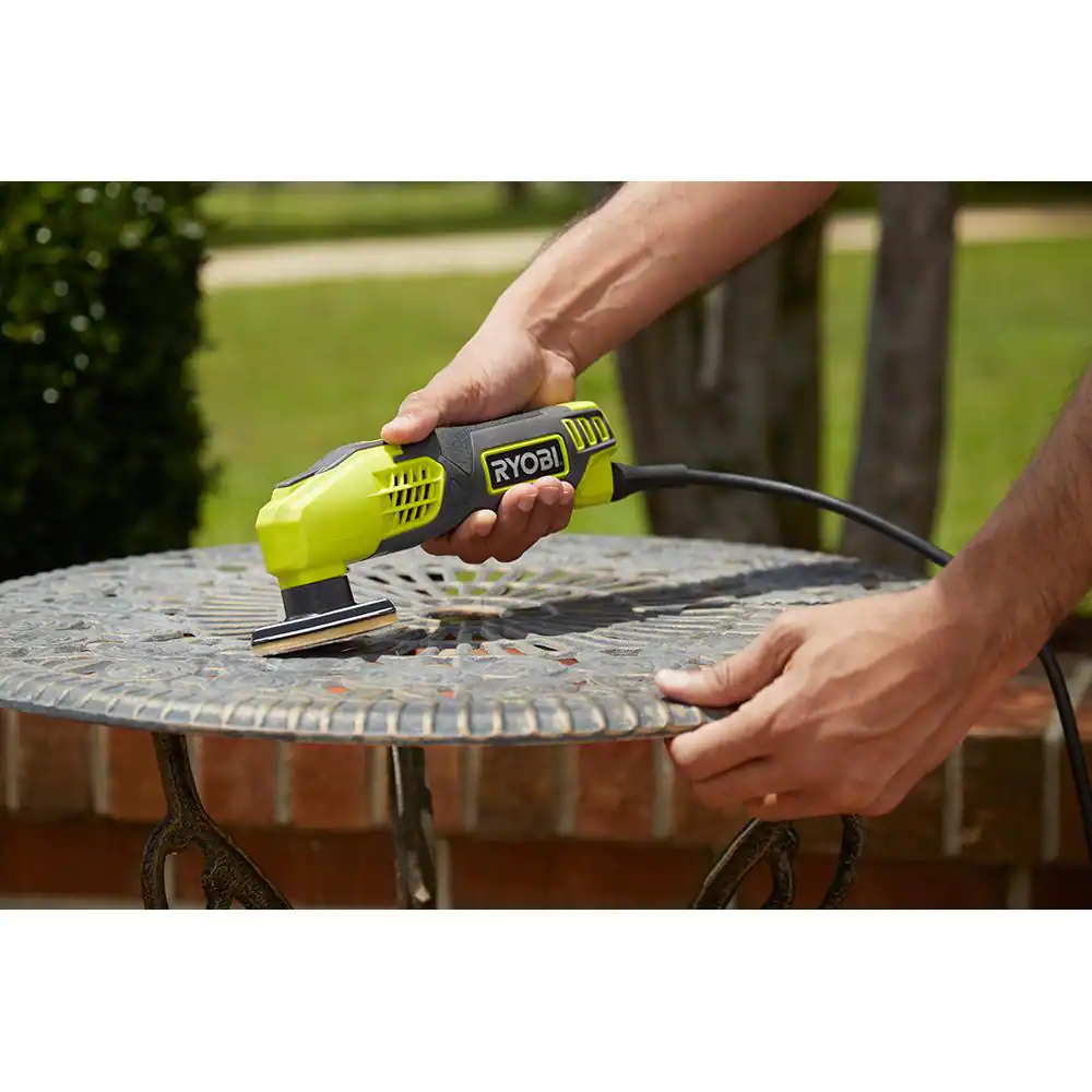 RYOBI DS1200 0.4 Amp Corded 2-7/8 in. Detail Sander