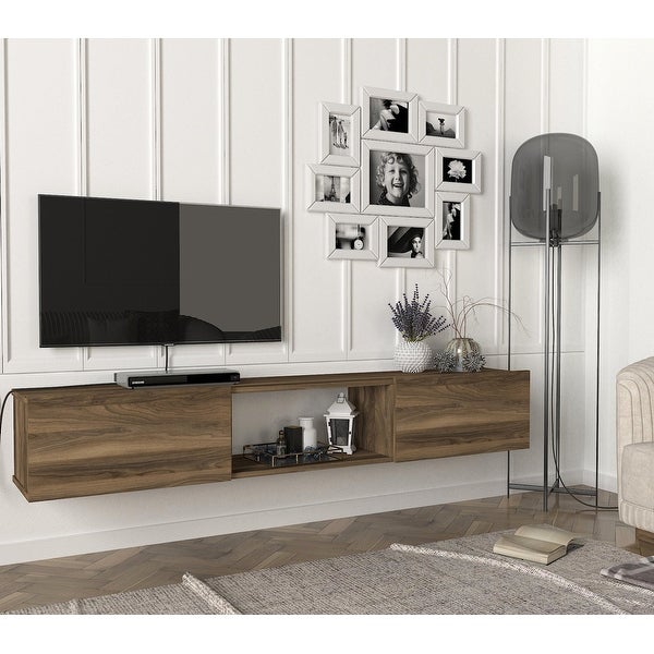 Hilly Wall - Mounted Modern Floating 71