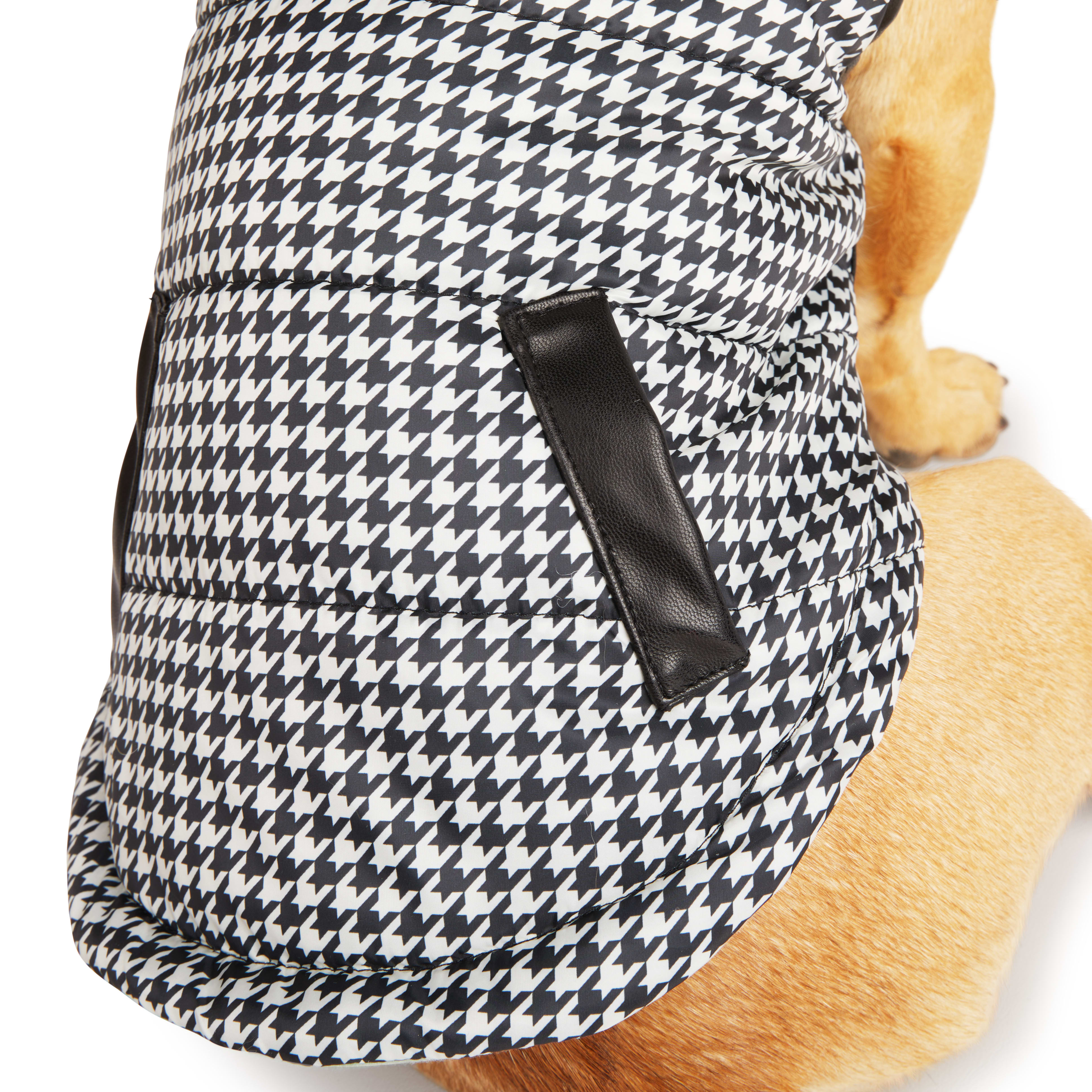 YOULY Houndstooth Dog Vest， XX-Small