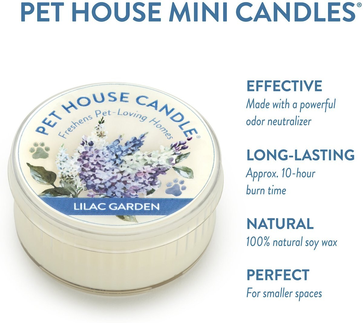 Pet House Lilac Garden Natural Soy Candle