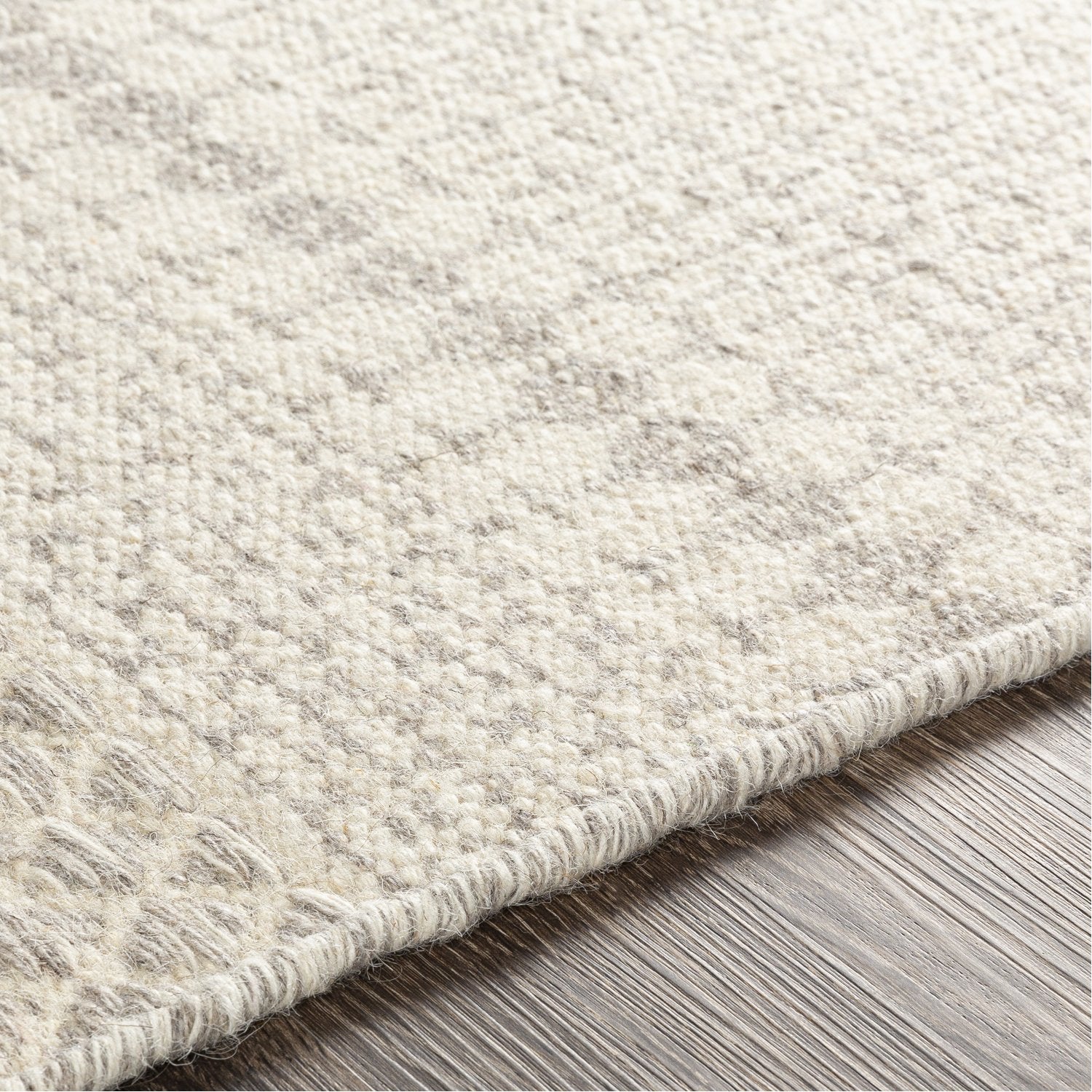 Mardin Hand Woven Rug in Beige, Medium Gray