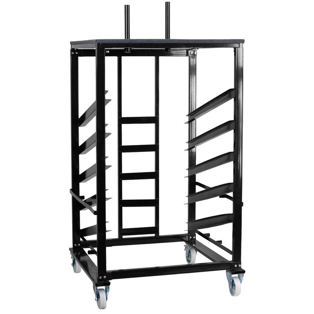 Carnegy Avenue Metal Dollies and Hand Trucks Utility Cart in Black CGA-XF-20170-BL-HD