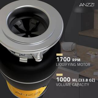 ANZZI Medusa 34 HP Continuous Feed Undersink Garbage Disposal GD-AZ234