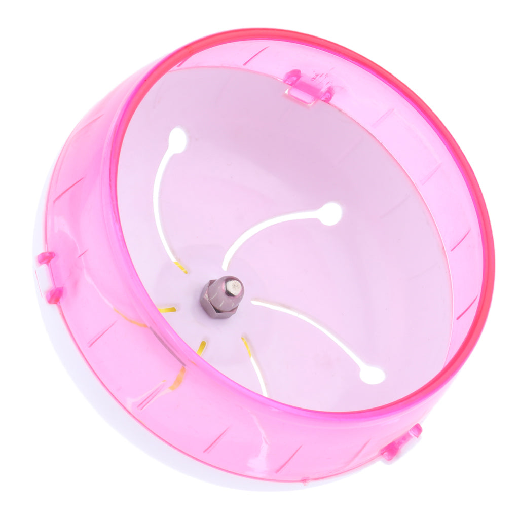 Hamster Mouse Rat Exercise Toys Silent Running Wheel Pink