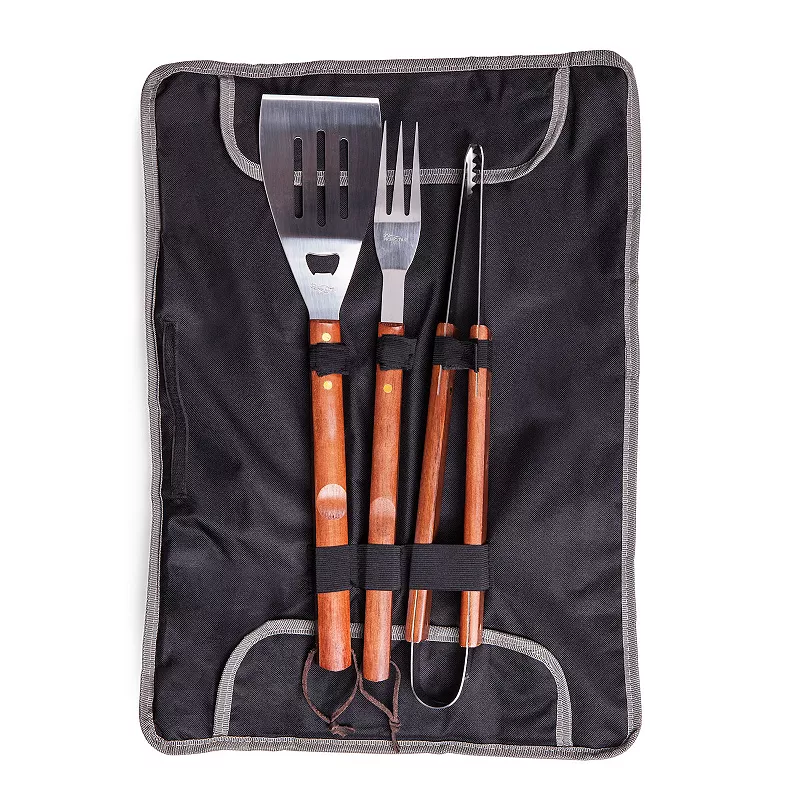 Picnic Time Texas Rangers BBQ Tote and Grill Set