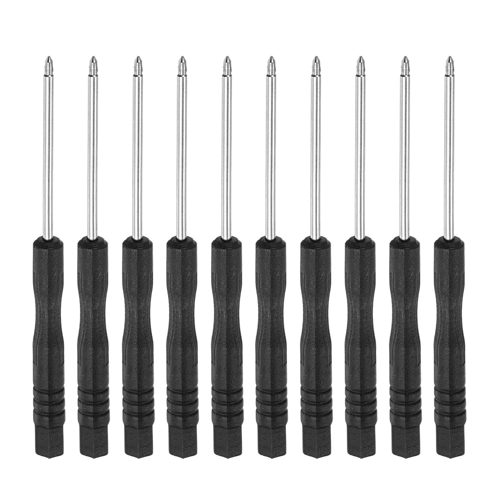 0.6Y Mini Screwdriver for Watch Eyeglasses Metal Buckle Electronic Repair 10 Pcs - Black - - 37422479