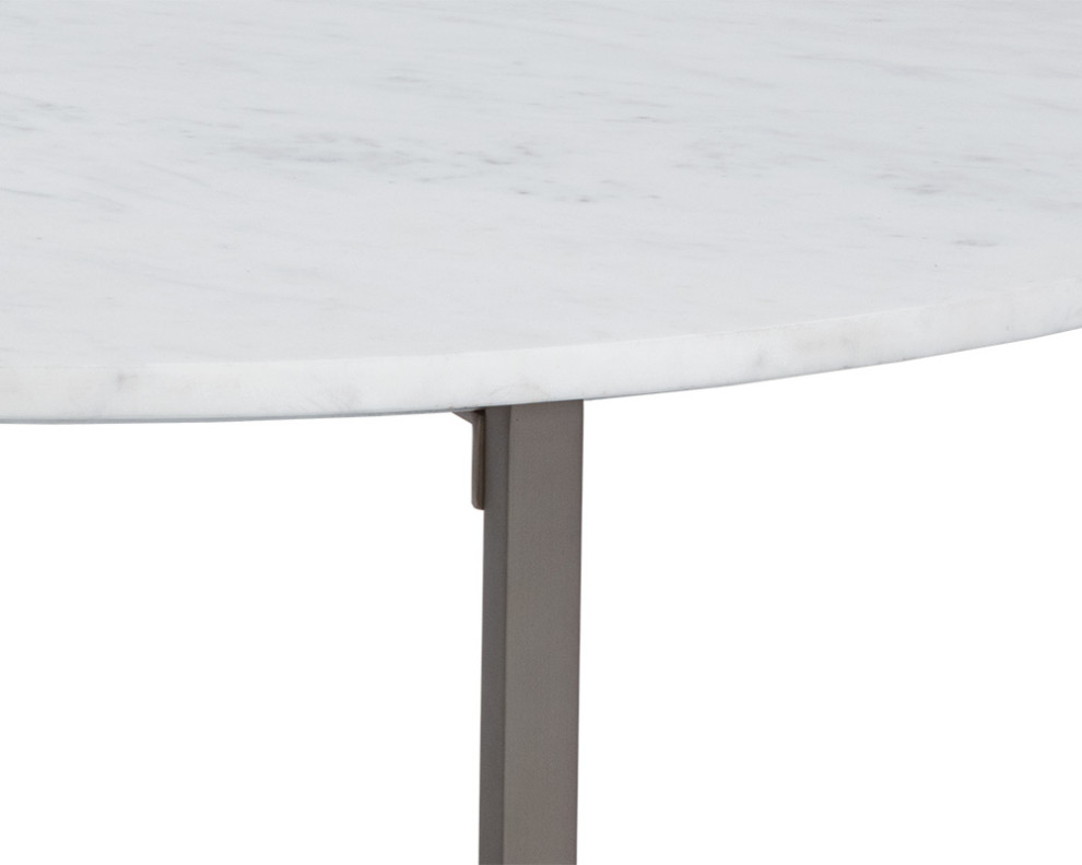 Kiara Coffee Table Round   Transitional   Coffee Tables   by Sunpan Modern Home  Houzz