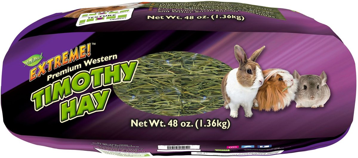 Brown's Extreme! Timothy Small Pet Hay， 48-oz bag