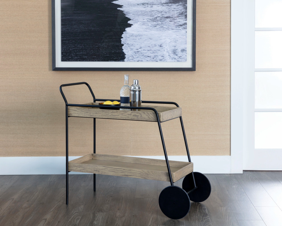 Spruce Bar Cart   Industrial   Bar Carts   by Sunpan Modern Home  Houzz