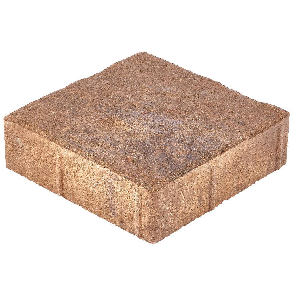 Pavestone Valenda Medium 7.75 in. x 7.75 in. x 2.25 in. Three Tone Brown Concrete Paver (240 Pcs.  103 Sq. ft.  Pallet) 11014417