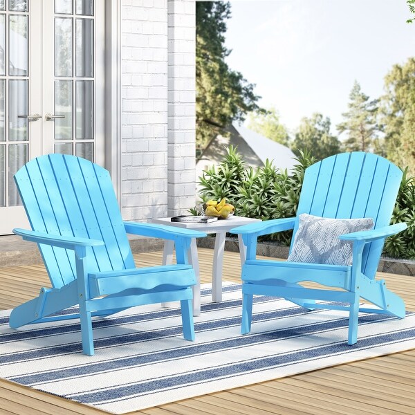 Hanlee Outdoor Rustic Acacia Wood Folding Adirondack Chair (Set of 2) by Christopher Knight Home