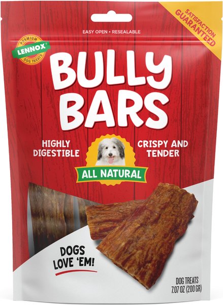 Lennox Bully Bars Dog Treats， 7.07-oz bag