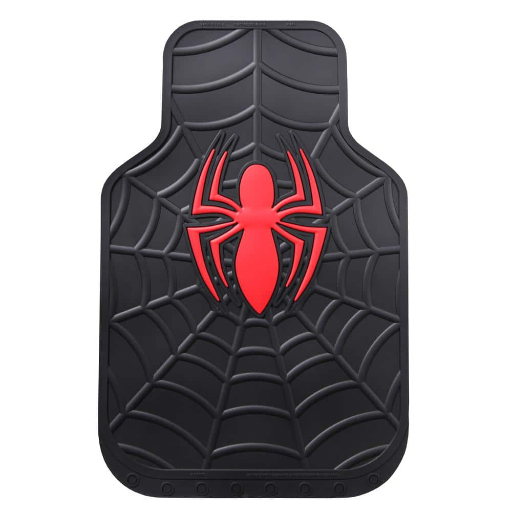 Plasticolor 27 in. x 18 in. Marvel Spiderman Heavy-Duty Vinyl Car Mats 001529R01