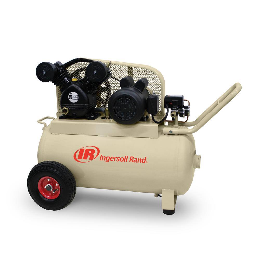 Ingersoll Rand 20 Gal. 5.2 CFM Garage Mate Portable Horizontal Electric Air Compressor - 2 HP P1.5IU-A9-H  (47708908001)