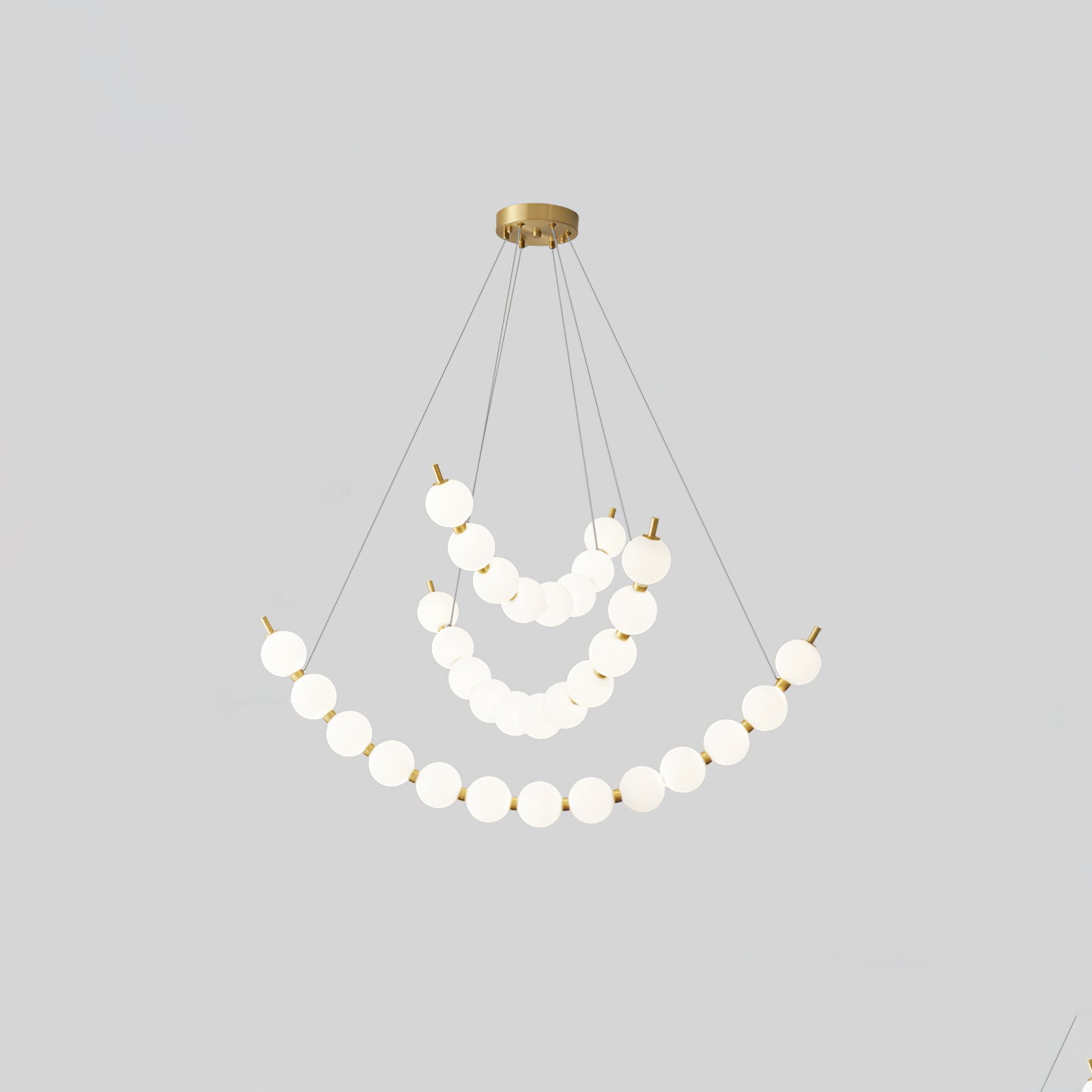 Acrylic Pearls Chandelier