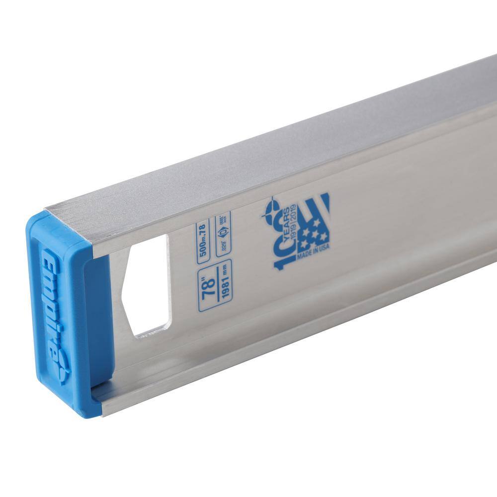 Empire 78 in. Aluminum Magnetic I-Beam Level 500M.78