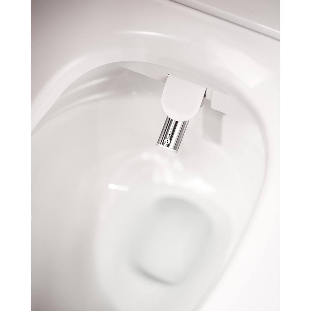 MOEN 3-Series Electric Bidet Seat for Elongated Toilets in White EB1000