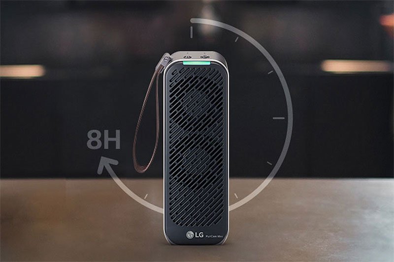 LG PuriCare Smooth Black Mini Air Purifier