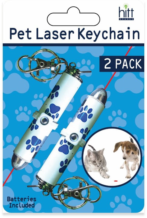 Hitt Brands Pet Laser Exerciser Keychain Toy 2 Pack