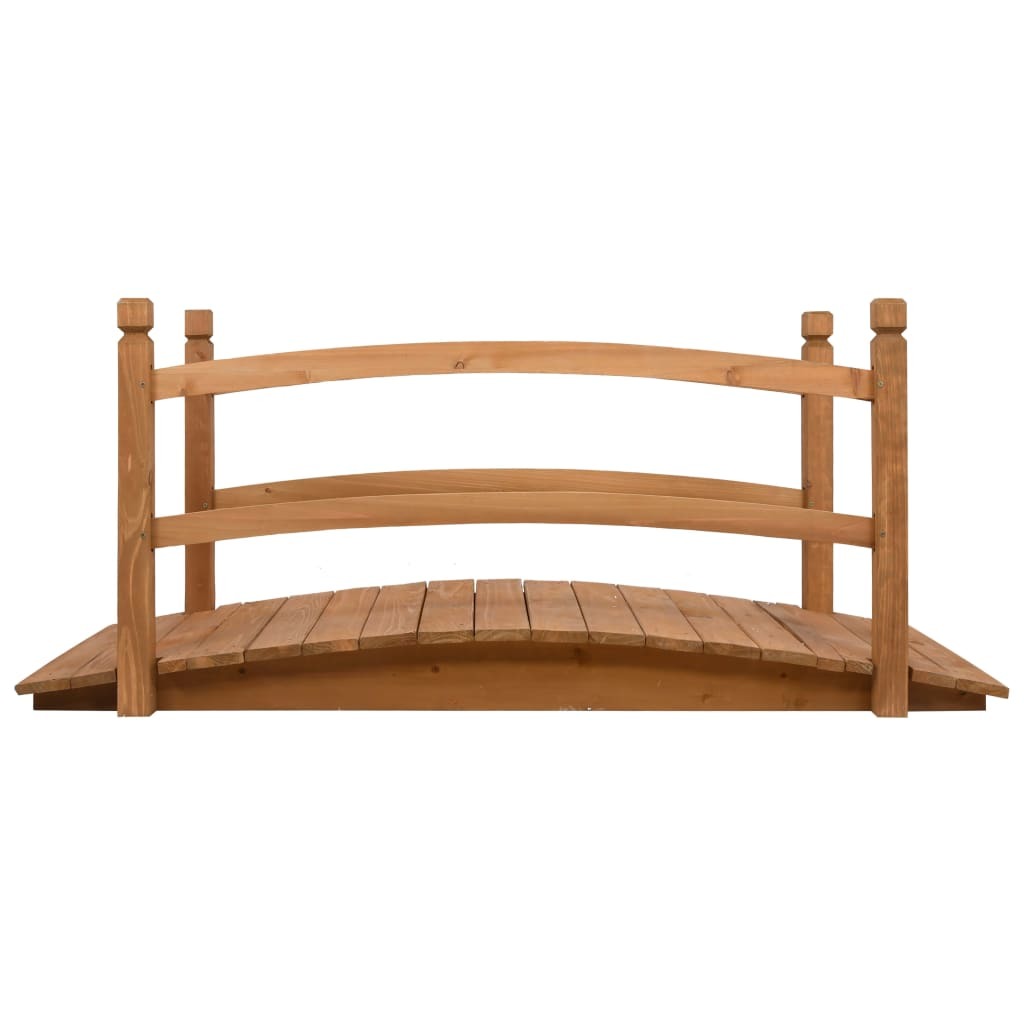 Henmomu Garden Bridge 55.1"x23.6"x23.6" Solid Firwood Garden Bridges