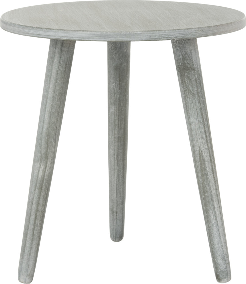 Safavieh Orion Round Accent Table   Midcentury   Side Tables And End Tables   by HedgeApple  Houzz