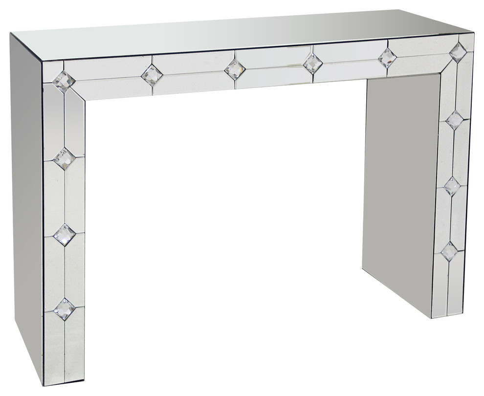 Hessa Console Mirrored Table   Contemporary   Console Tables   by GwG Outlet  Houzz