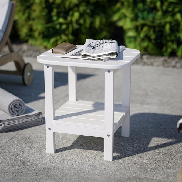 Commercial Grade AllWeather Adirondack Style Patio Side Table