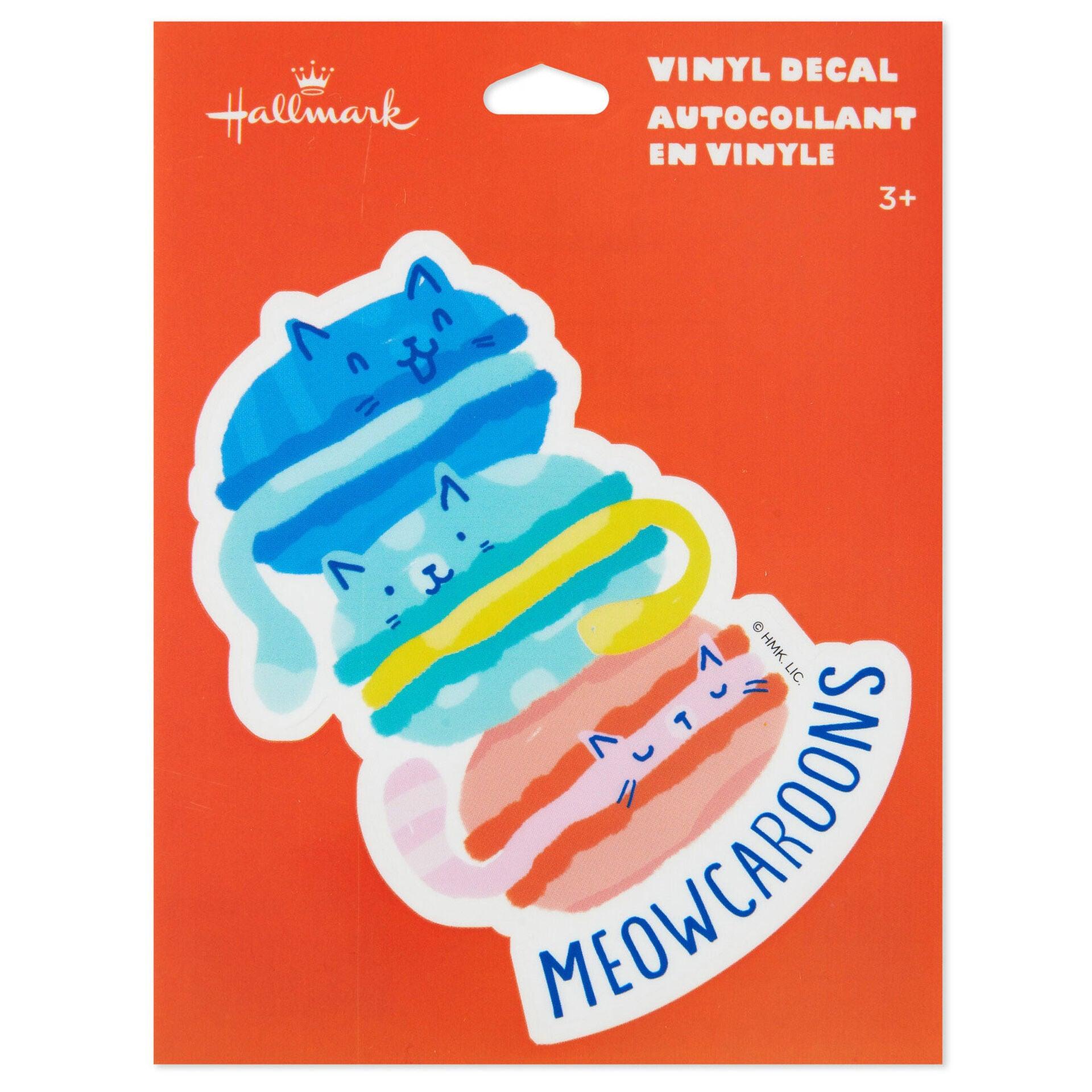 Hallmark  Meowcaroons Kitty Cookies Vinyl Decal