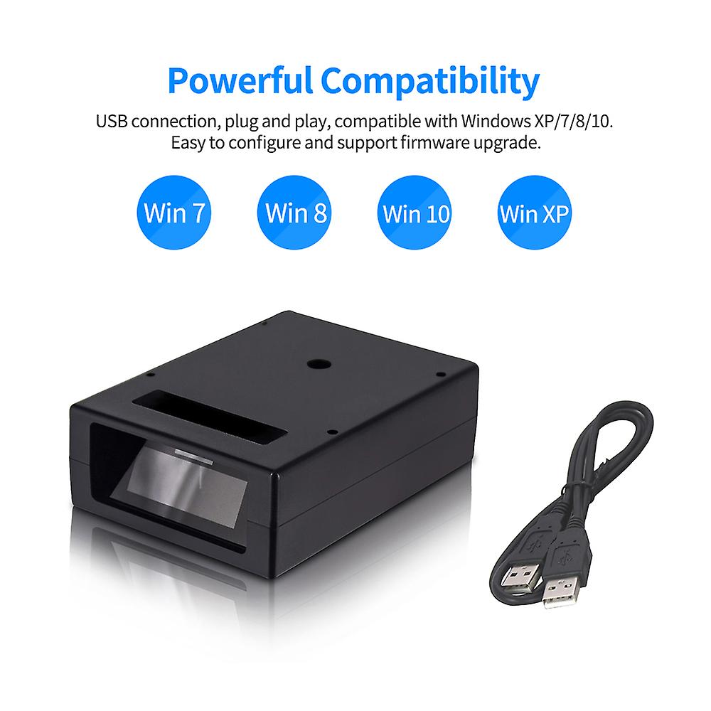 Mini Embedded Barcode Scanner Self-induction One Dimensional(1d) Bar Code Reader Module Scanner Usb Connection Support Command Control Compatible With