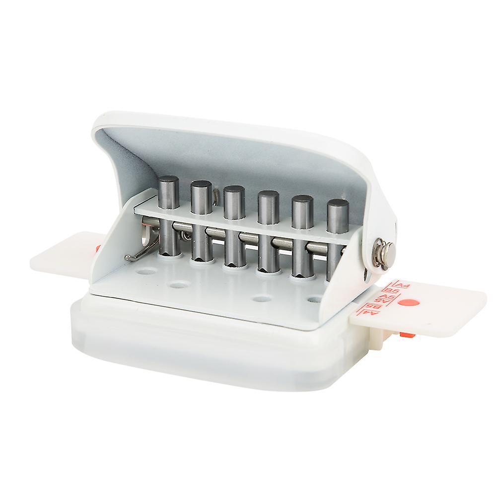 Multi-function Manual 26-hole Paper Puncher Office Supplies Manual Tool For A4 / B5 / A5white