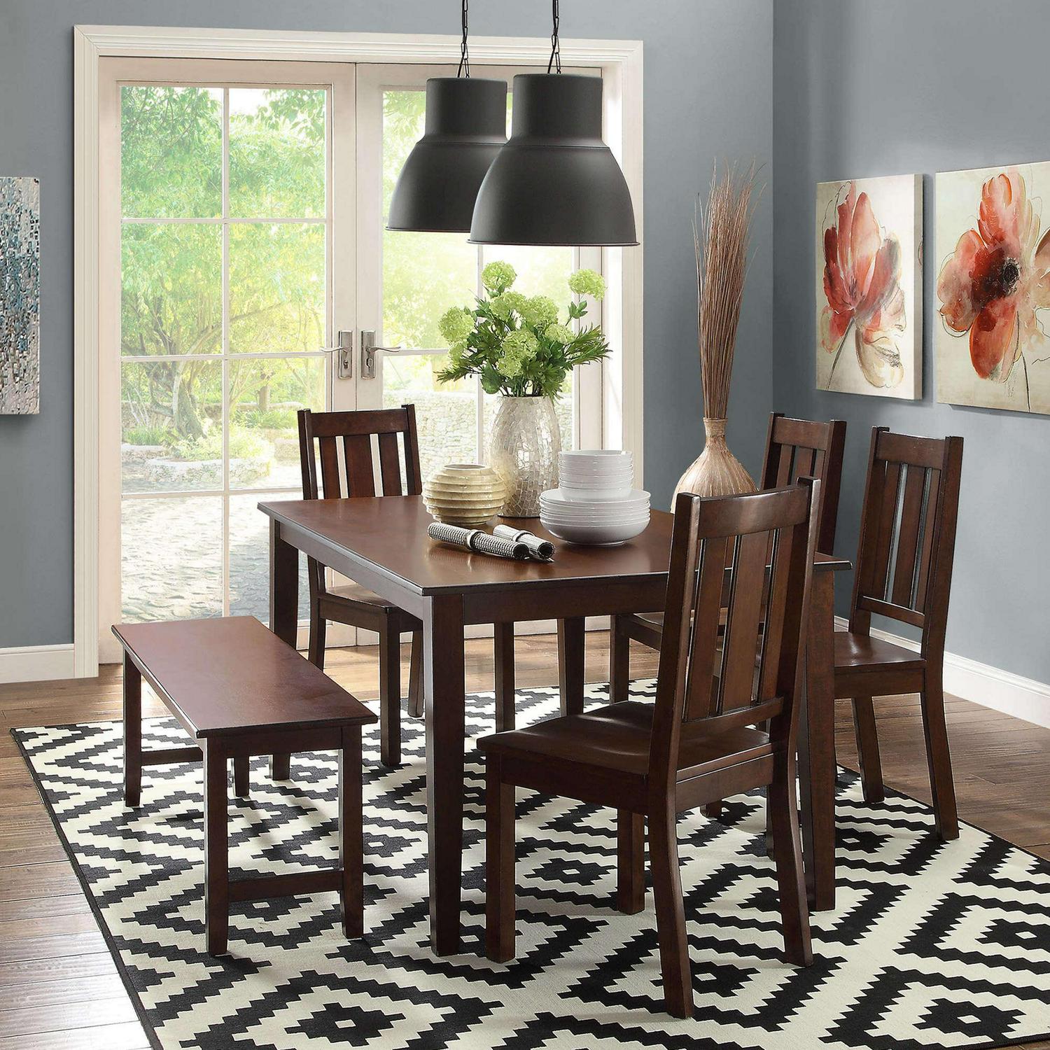 Better Homes and Gardens Bankston Dining Table， Mocha