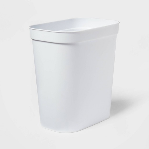 2 5gal Waste Basket White