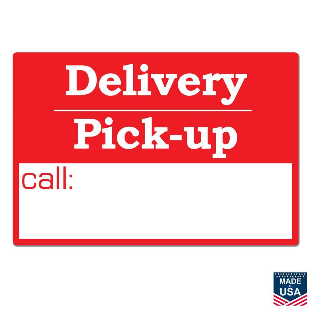 Lynch Sign 18 in. x 24 in. Longer-Lasting Styrene Plastic Printed on More Durable Thicker DeliveryPick-Up Call Sign HS-36