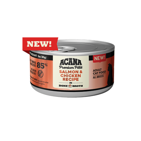 ACANA Premium Pate Salmon and Chicken Recipe Canned Cat Food